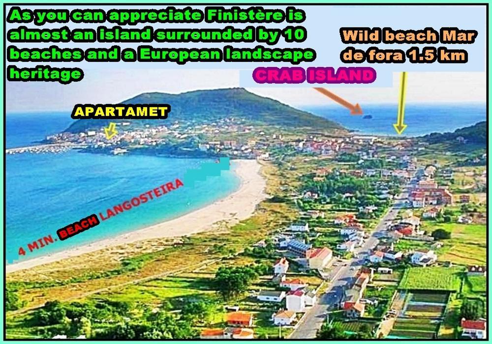 פיניסטרה Apartamento Paseo Del Puerto מראה חיצוני תמונה